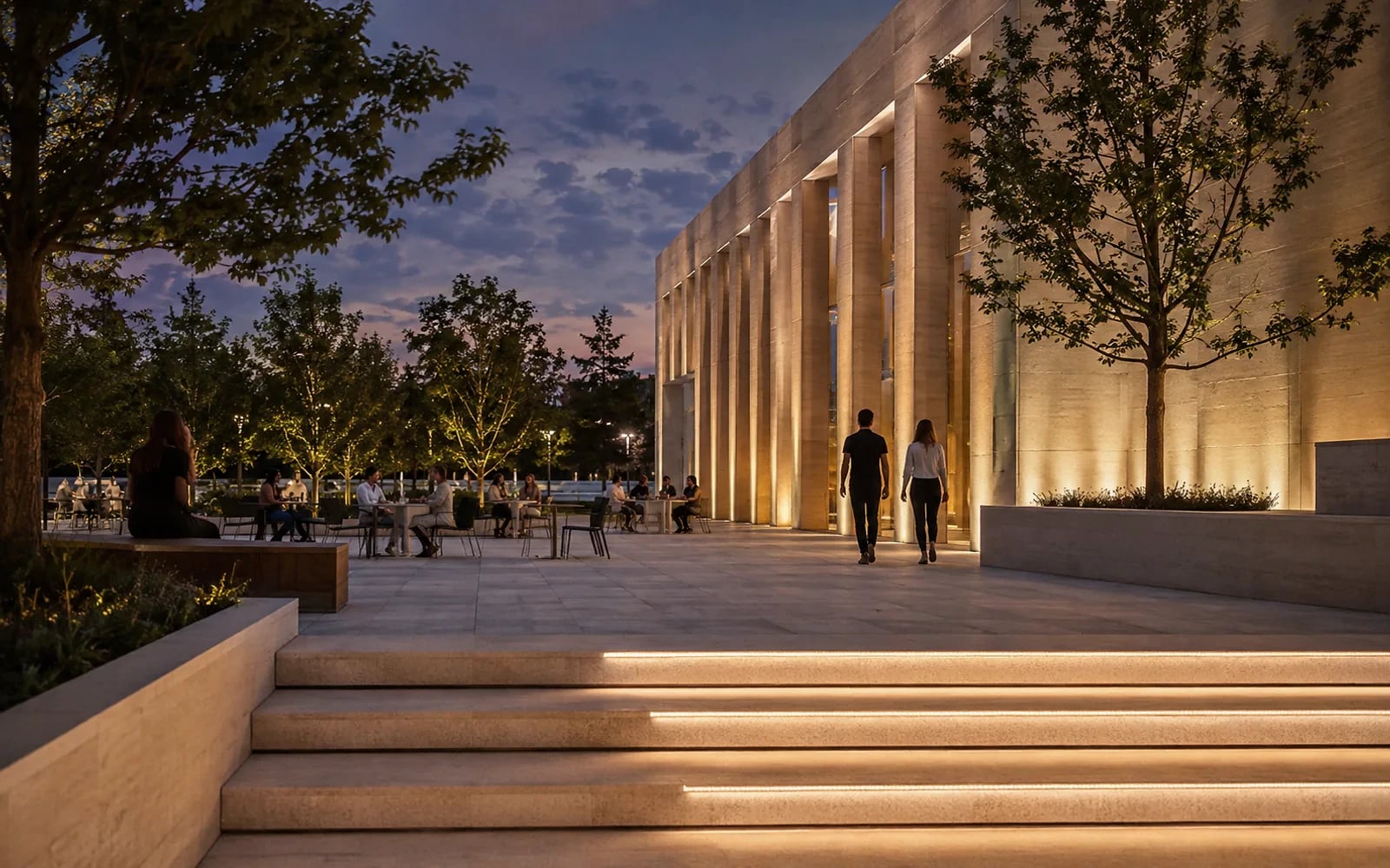 LUXiFiC lighting in a public-space environment