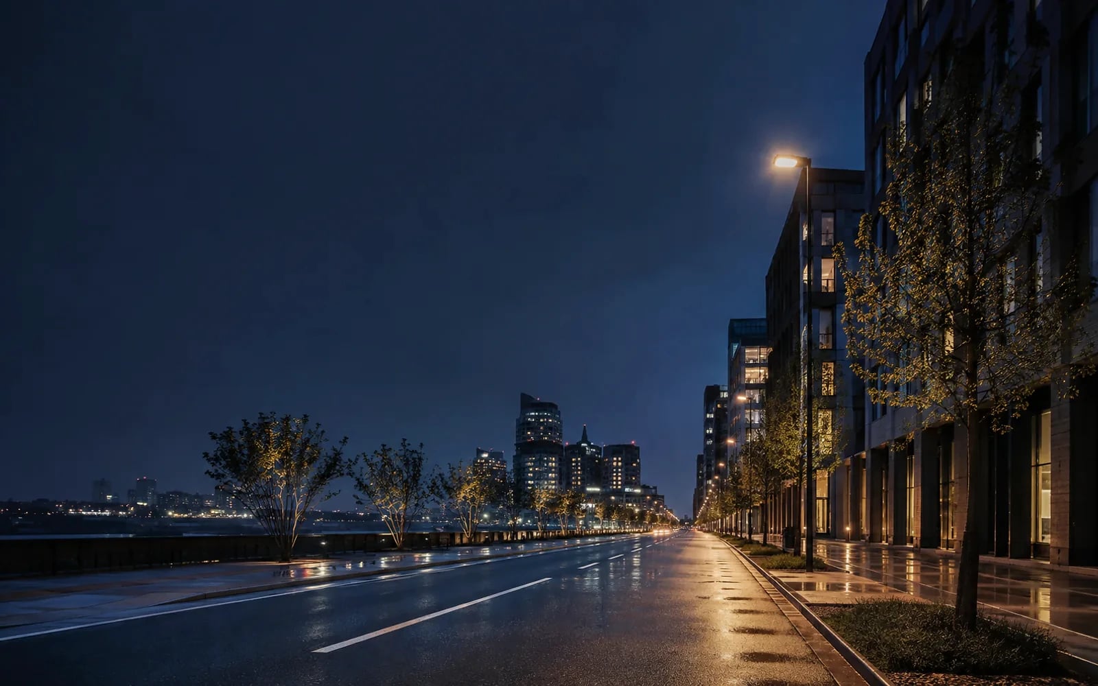 LUXiFiC lighting in an urban road environment